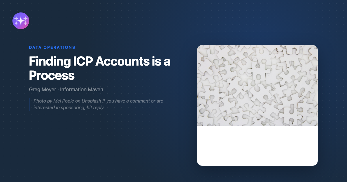 Finding ICP Accounts is a Process - Information Maven