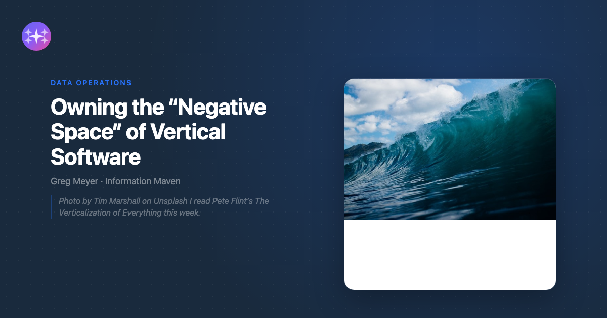 Owning the "Negative Space" of Vertical Software - Information Maven